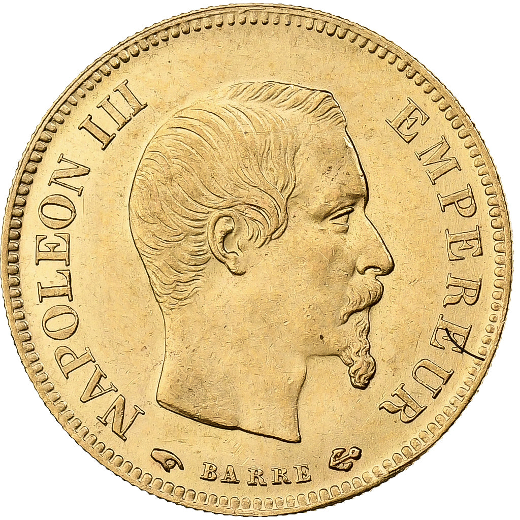Monnaie, France, Napoléon III, 10 Francs, 1855, Paris, TTB+, Or