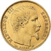 Francja, Napoleon III, 5 Francs, 1854, Paris, tranche cannelée, Złoto
