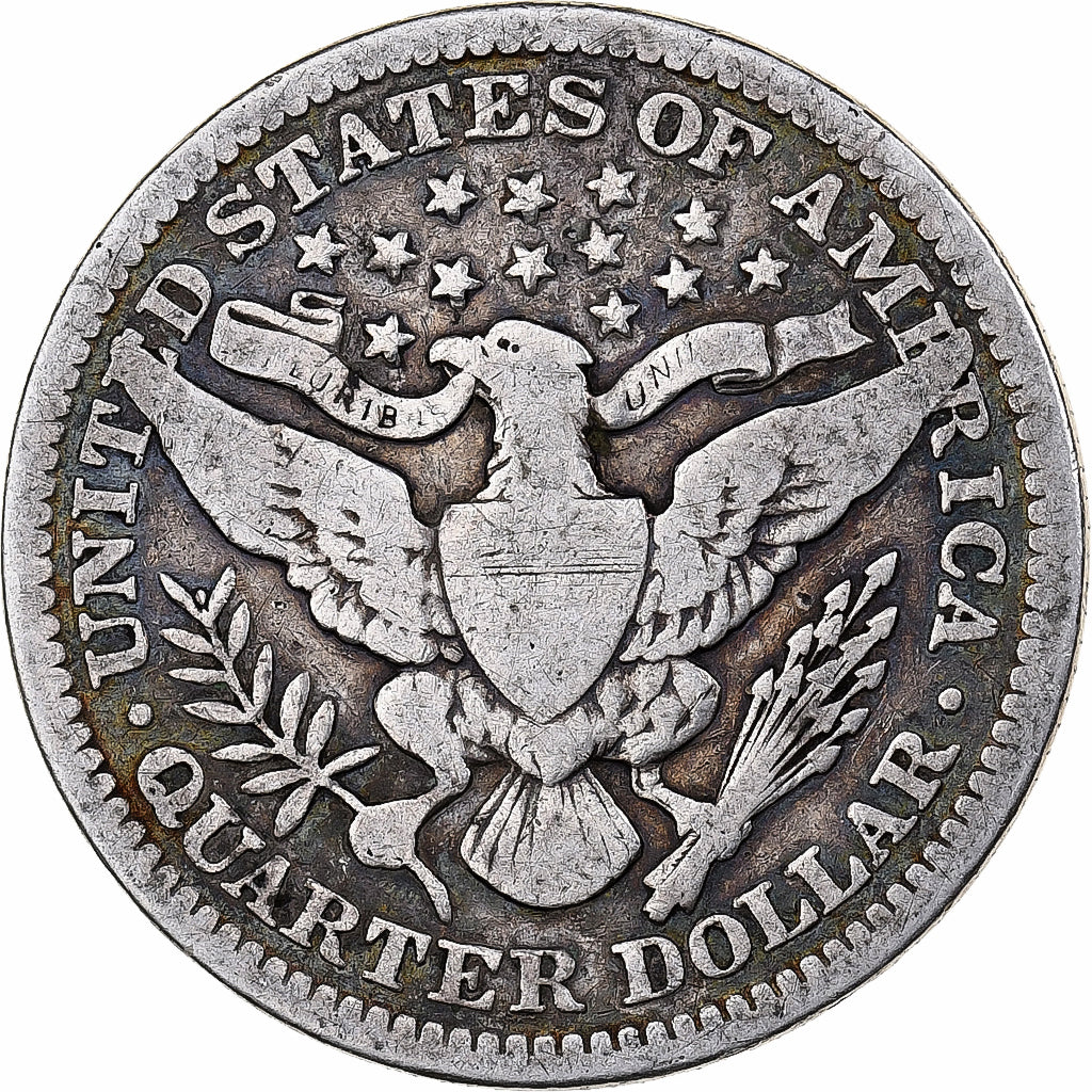 Vereinigte Staaten, Quarter, Barber Quarter, 1901, Philadelphia, Silber, S+