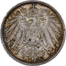 GERMANY - EMPIRE, Wilhelm II, Mark, 1893, Berlin, Silver, EF(40-45), KM:14