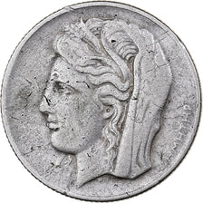 GREECE, 10 Drachmai, 1930, KM #72, EF(40-45), Silver, 25, 6.91
