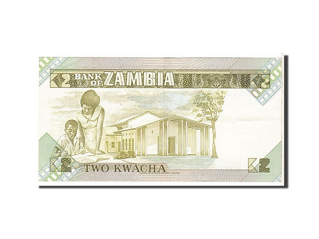 Banknote, Zambia, 2 Kwacha, 1980, KM:24c, AU(50-53)