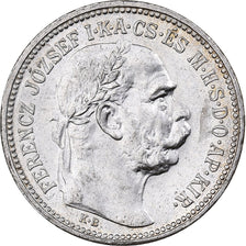 Ungheria, Franz Joseph I, Korona, 1915, Kormoczbanya, SPL, Argento, KM:492