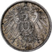 GERMANY - EMPIRE, Wilhelm II, Mark, 1914, Hambourg, Silver, EF(40-45), KM:14