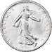 Coin, France, Semeuse, Franc, 1916, Paris, MS(60-62), Silver, KM:844.1