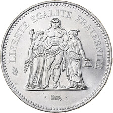 Moneta, Francia, Hercule, 50 Francs, 1977, Paris, SPL, Argento, KM:941.1