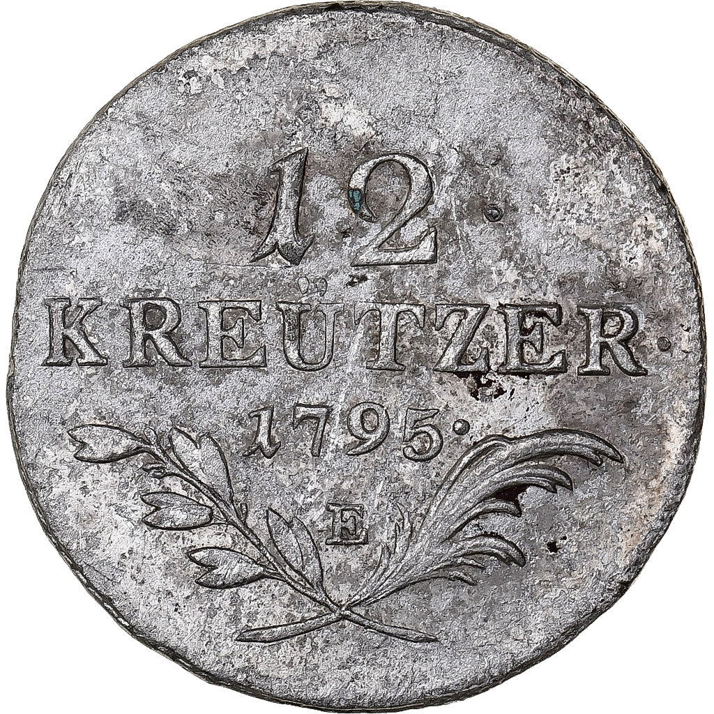 Austria, Francis  II, 12 Kreuzer, 1795, Silver, EF(40-45)