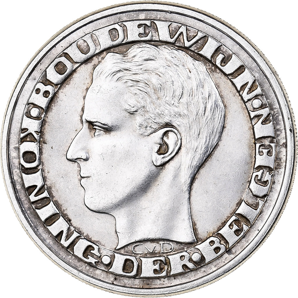 Monnaie, Belgique, Baudouin I, Brussels World Fair, 50 Francs, 1958, Bruxelles