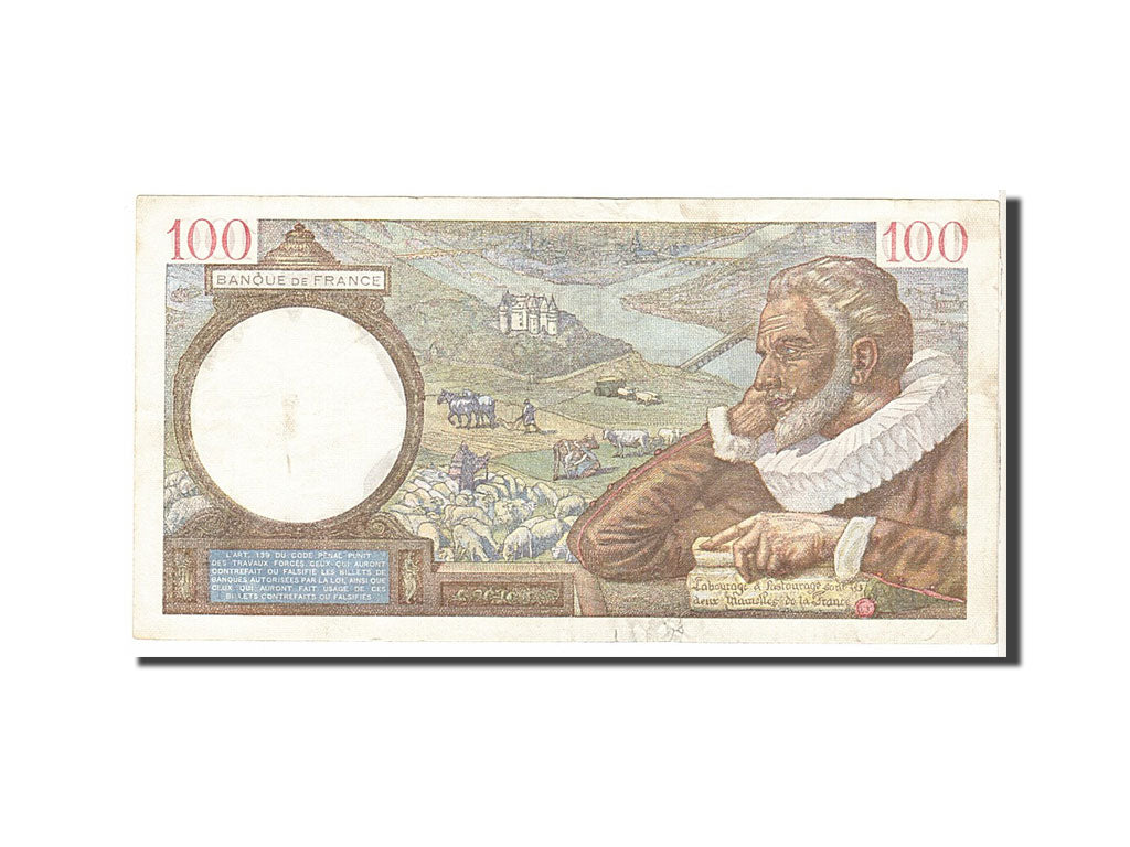 France, 100 Francs, Sully, 1940, 1940-05-23, TTB, Fayette:26.30, KM:94