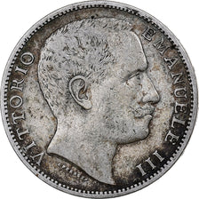 Italia, Vittorio Emanuele II, 2 Lire, 1906, Rome, Argento, MB+
