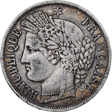 Coin, France, Cérès, 5 Francs, 1849, Strasbourg, VF(30-35), Silver, KM:761.2