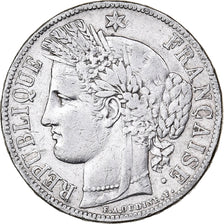 Munten, Frankrijk, Cérès, 5 Francs, 1851, Paris, FR+, Zilver, KM:761.1