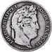 Moneta, Francia, Louis-Philippe, 5 Francs, 1836, Rouen, MB+, Argento, KM:749.2