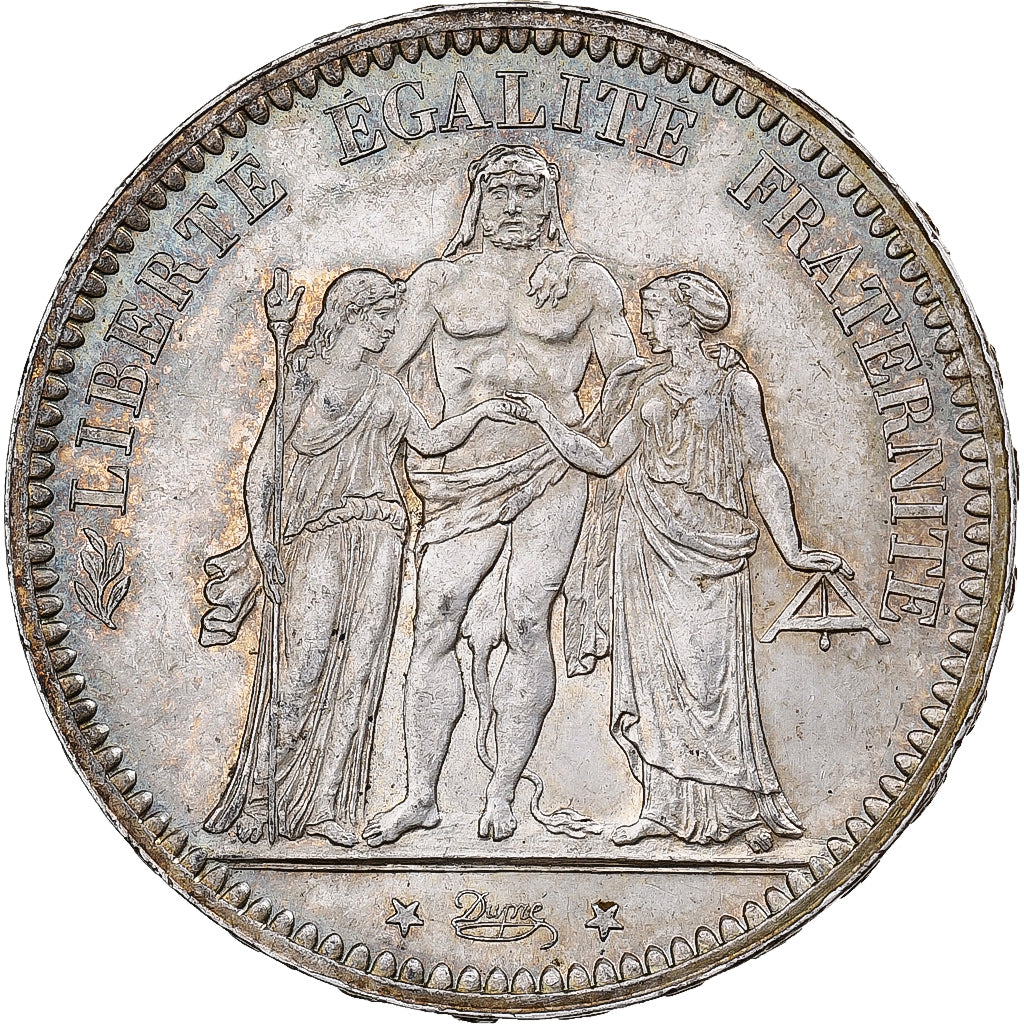 France, 5 Francs, Hercule, 1873, Paris, Silver, AU(55-58), Gadoury:745a