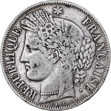 Coin, France, Cérès, 5 Francs, 1850, Paris, VF(30-35), Silver, KM:761.1