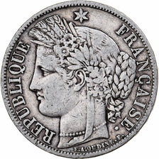 Coin, France, Cérès, 5 Francs, 1851, Paris, VF(30-35), Silver, KM:761.1