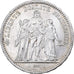 Moneta, Francja, Hercule, 5 Francs, 1873, Paris, MS(60-62), Srebro, KM:820.1
