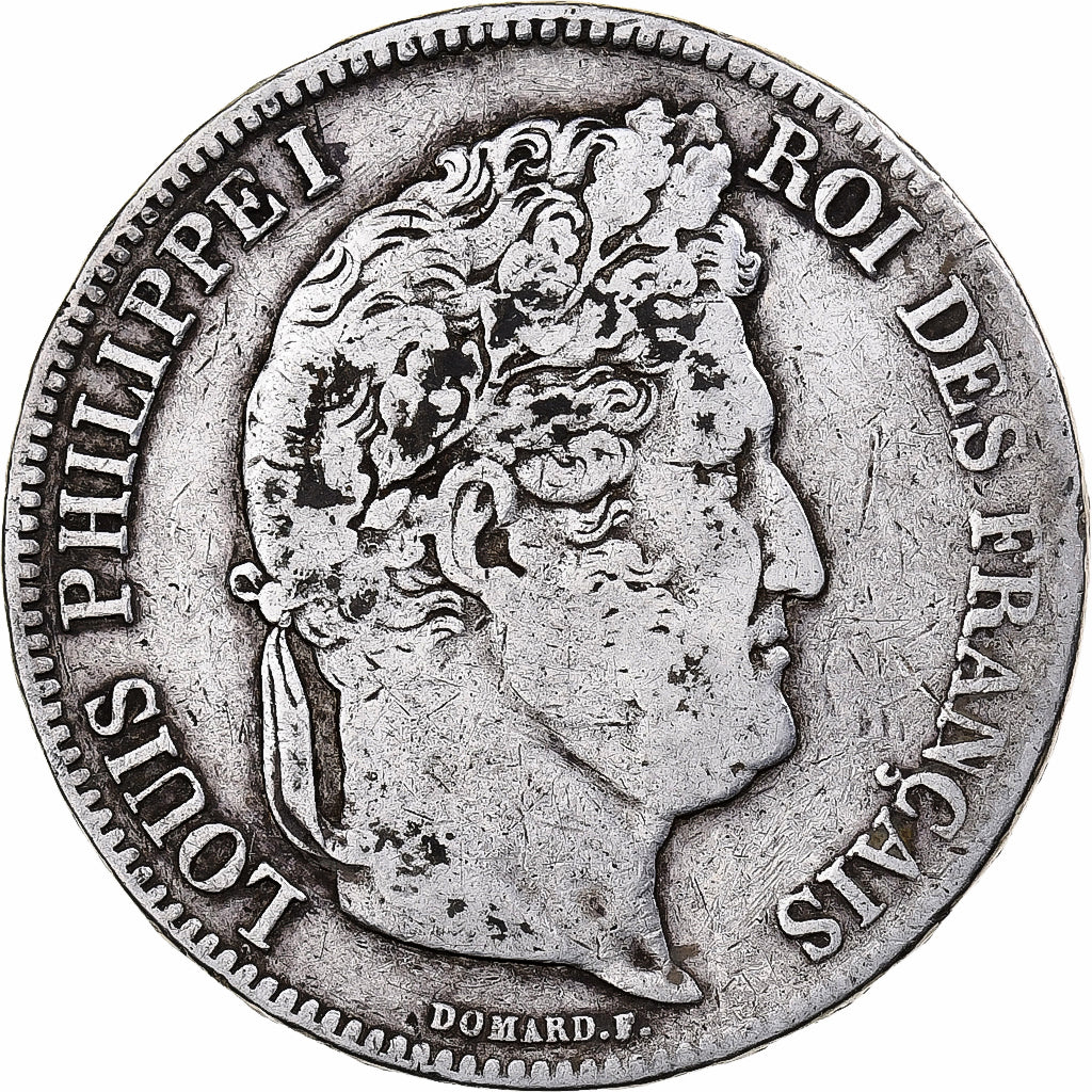 Münze, Frankreich, Louis-Philippe, 5 Francs, 1834, La Rochelle, S, Silber