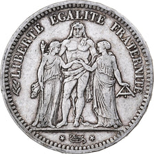 France, 5 Francs, Hercule, 1848, Paris, Silver, EF(40-45), KM:756.1