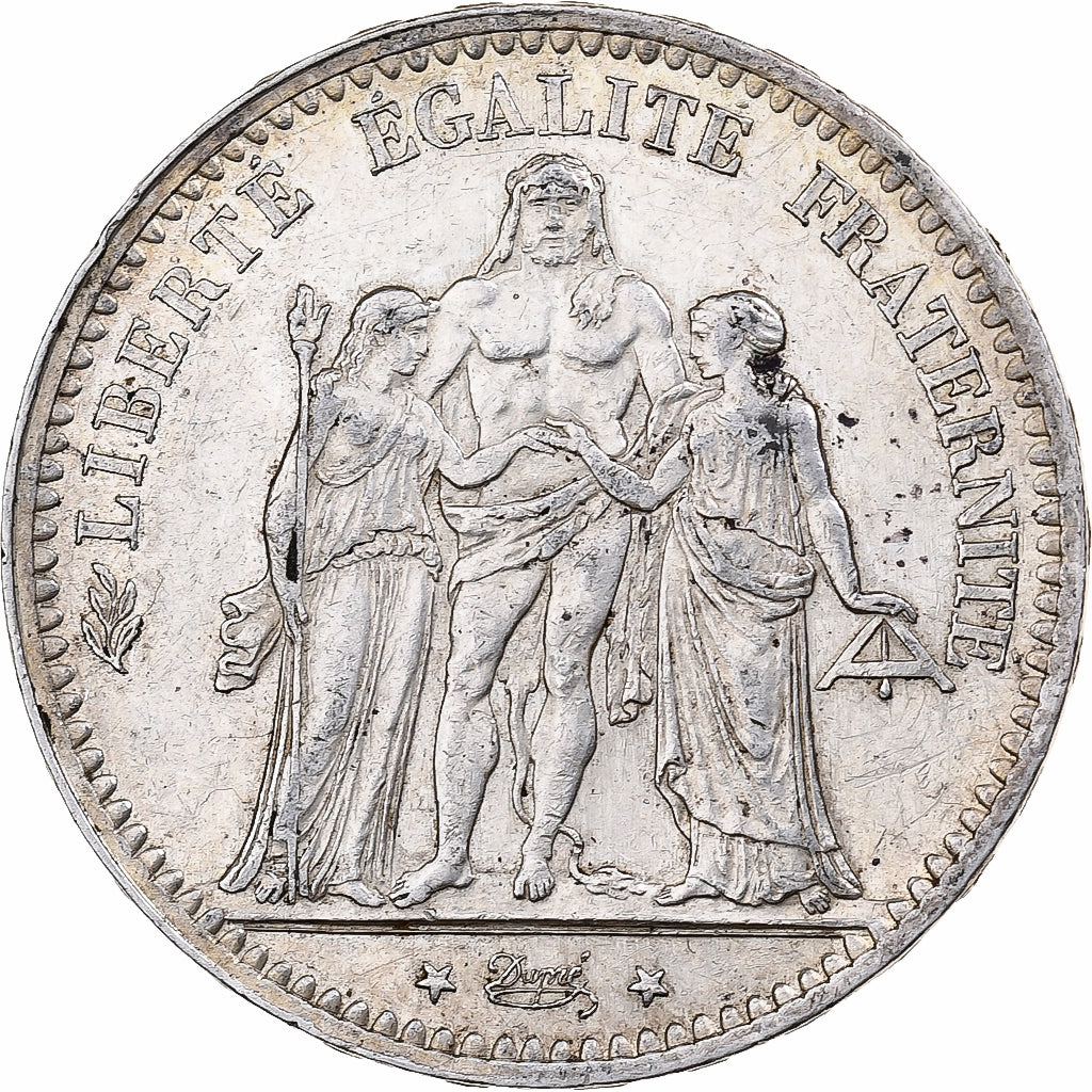 France, Hercule, 5 Francs, 1875, Paris, AU(50-53), Silver, KM:820.1