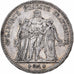 Moneta, Francja, Hercule, 5 Francs, 1876, Bordeaux, EF(40-45), Srebro, KM:820.2