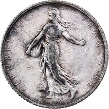 Francia, Semeuse, Franc, 1909, Paris, MB+, Argento, KM:844.1, Gadoury:467, Le