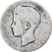 Spanien, Alfonso XIII, 1 Peseta, 1899, vega, Silber, SGE+, KM:706