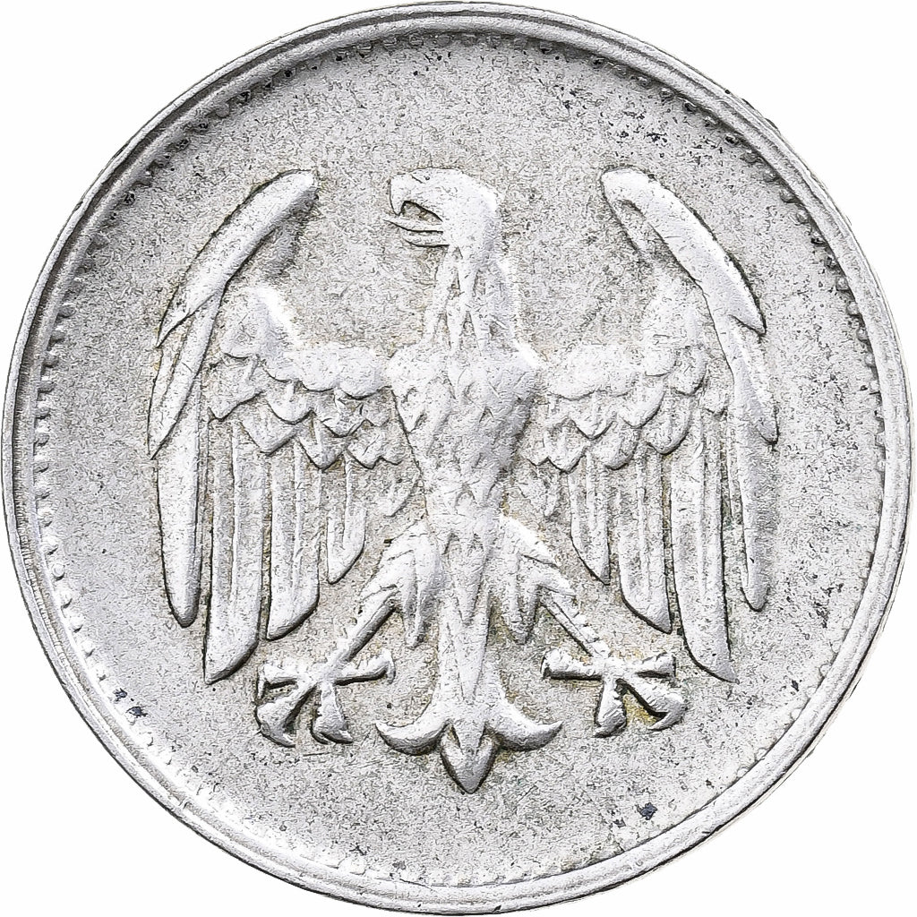 NIEMCY, REP. WEIMARSKA, Mark, 1925, Munich, Srebro, AU(50-53), KM:42