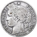 Moeda, França, Cérès, Franc, 1872, Bordeaux, F(12-15), Prata, KM:822.2