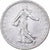 Moneta, Francia, Semeuse, Franc, 1909, Paris, 1 Franc, MB, Argento, KM:844.1