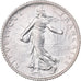 Moeda, França, Semeuse, Franc, 1917, Paris, AU(50-53), Prata, KM:844.1