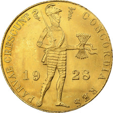 Moneda, Países Bajos, Wilhelmina I, Ducat, 1928, Utrecht, EBC+, Oro, KM:83.1a