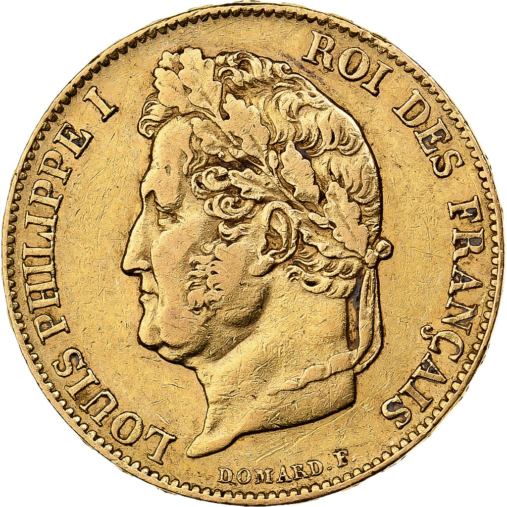 Frankreich, Louis-Philippe, 20 Francs, 1841, Paris, EF(40-45), Gold, KM:750.1