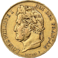 Frankreich, Louis-Philippe, 20 Francs, 1841, Paris, EF(40-45), Gold, KM:750.1