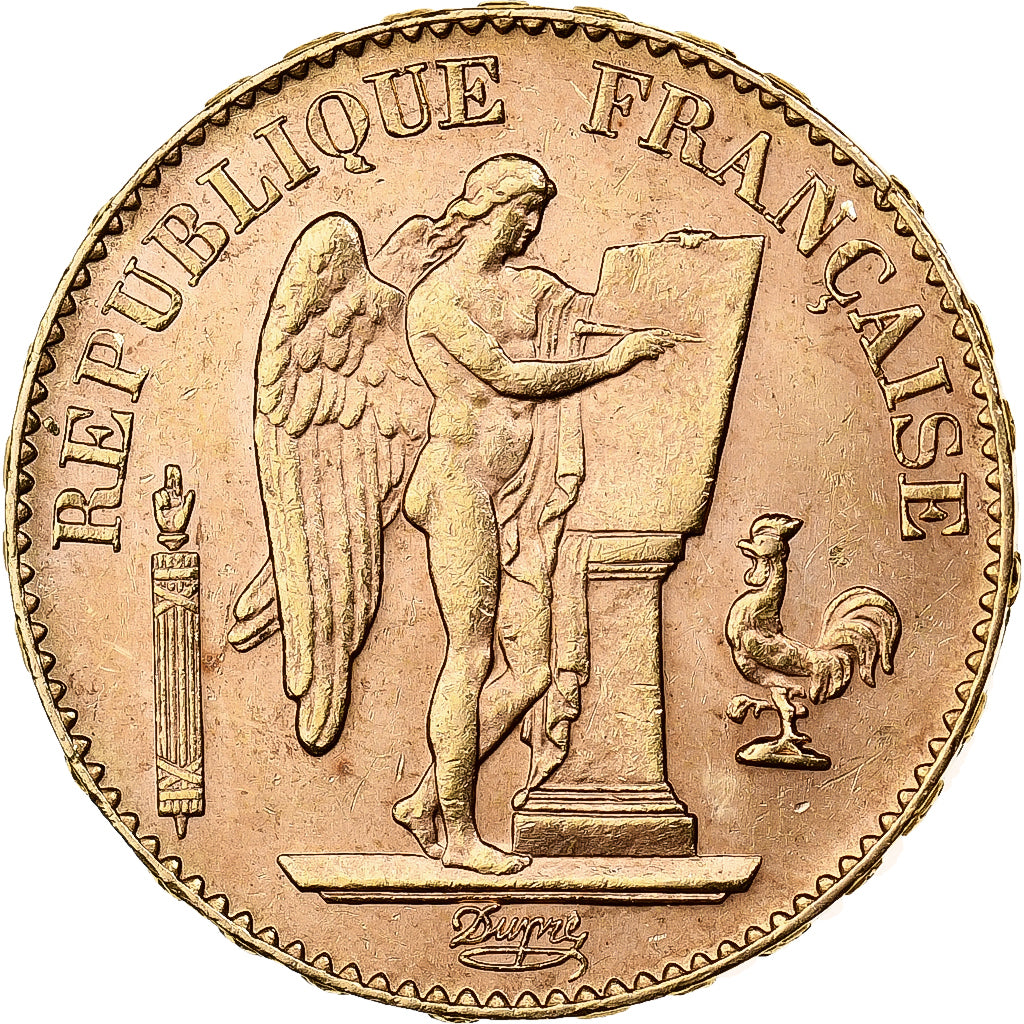 France, Génie, 20 Francs, 1898, Paris, SUP, Or, KM:825, Gadoury:1063