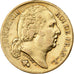 Francja, Louis XVIII, 20 Francs, 1819, Paris, Złoto, EF(40-45), Gadoury:1028