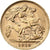 GREAT BRITAIN, 1/2 Sovereign, 1913, KM #819, AU(55-58), Gold, 3.99