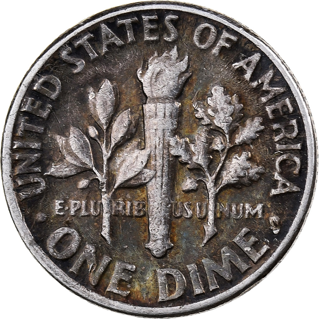 Coin, United States, Roosevelt Dime, Dime, 1957, U.S. Mint, Philadelphia