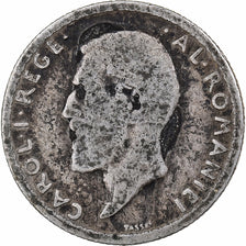 Moneta, Romania, Carol I, 50 Bani, 1910, MB, Argento, KM:41