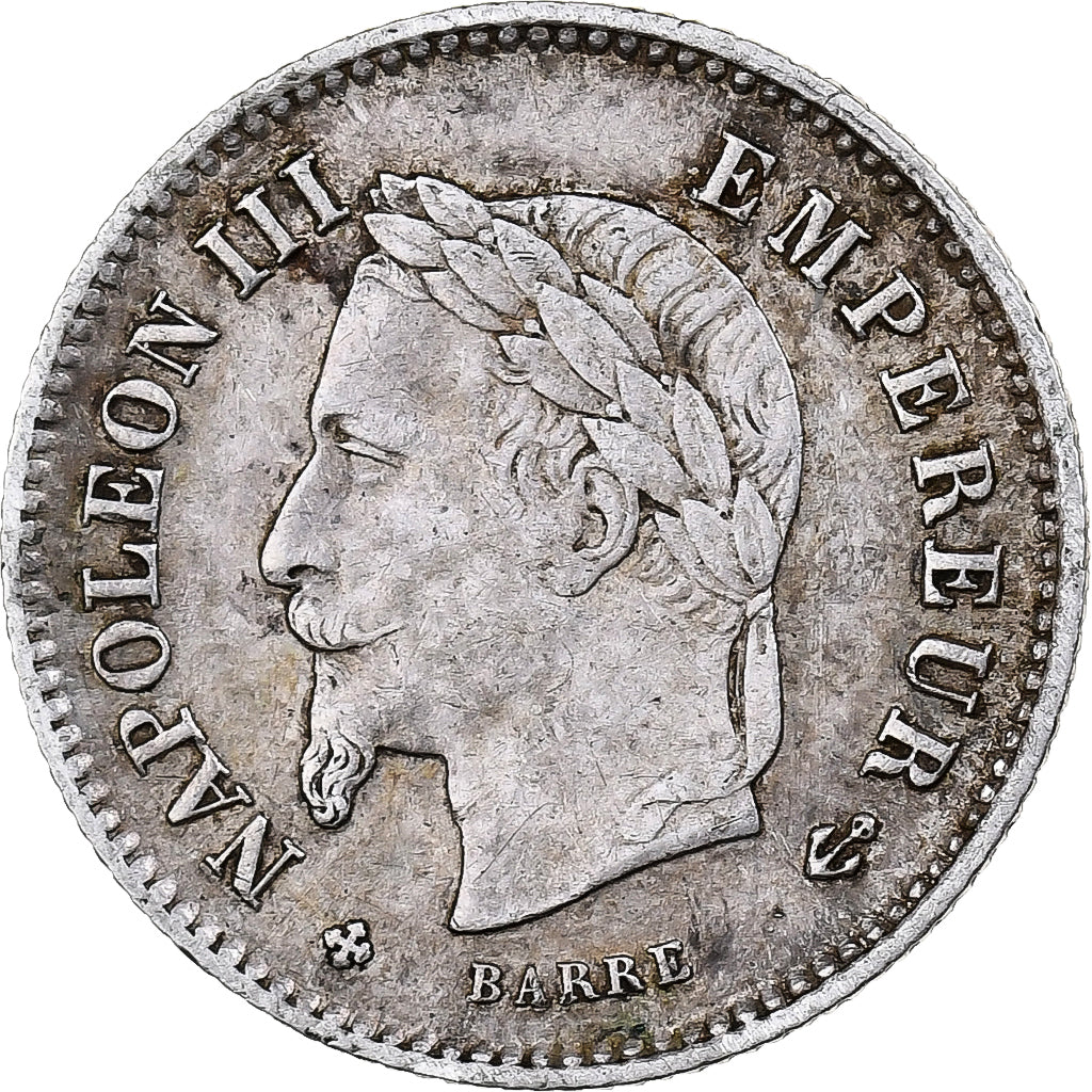 Coin, France, Napoleon III, Napoléon III, 20 Centimes, 1867, Strasbourg