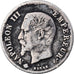 França, Napoleon III, 20 Centimes, Napoléon III, 1860, Strasbourg, Prata