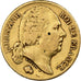 France, Louis XVIII, 20 Francs, 1819, Paris, VF(30-35), Gold, KM 712.1