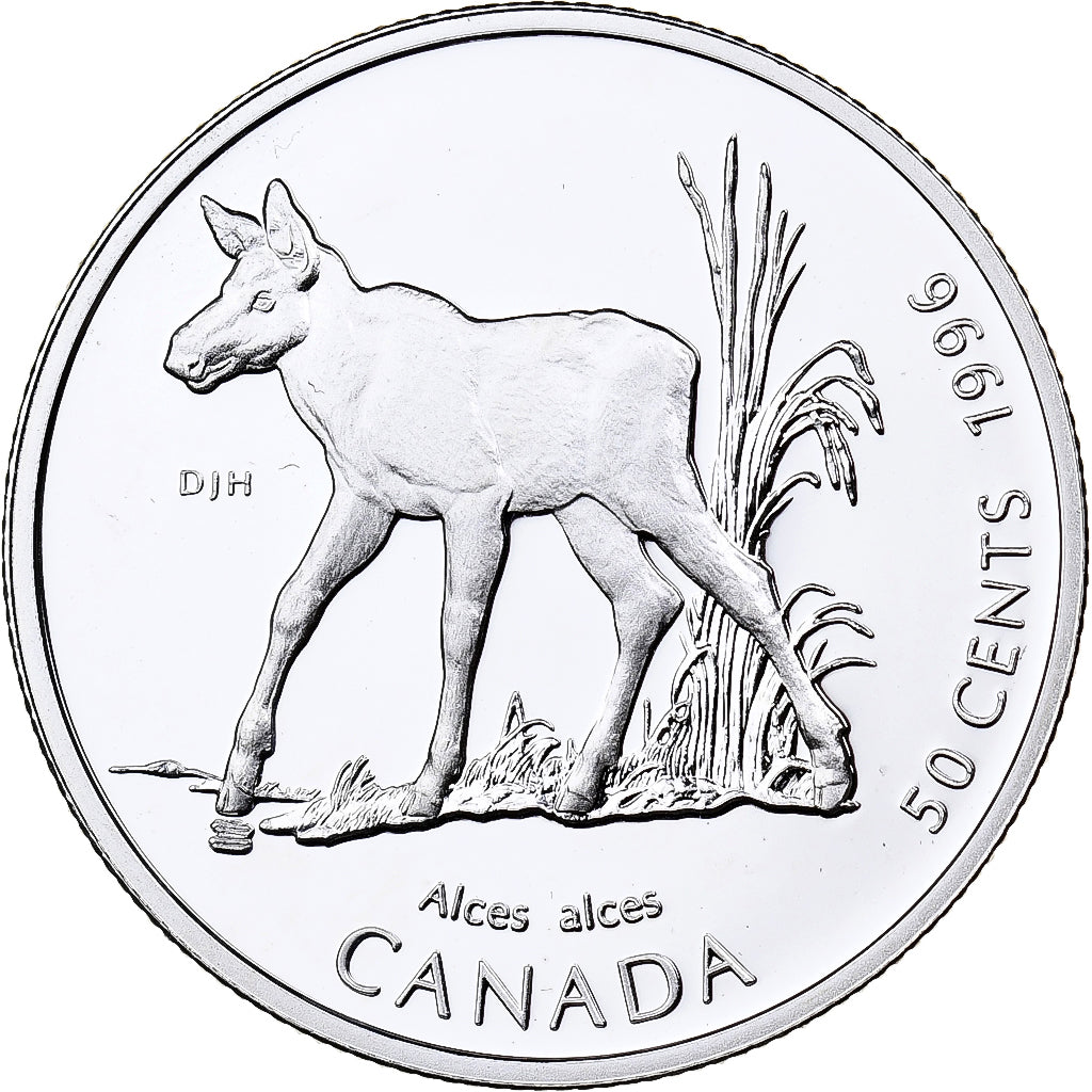 Monnaie, Canada, Elizabeth II, 50 Cents, 1996, Royal Canadian Mint, Ottawa