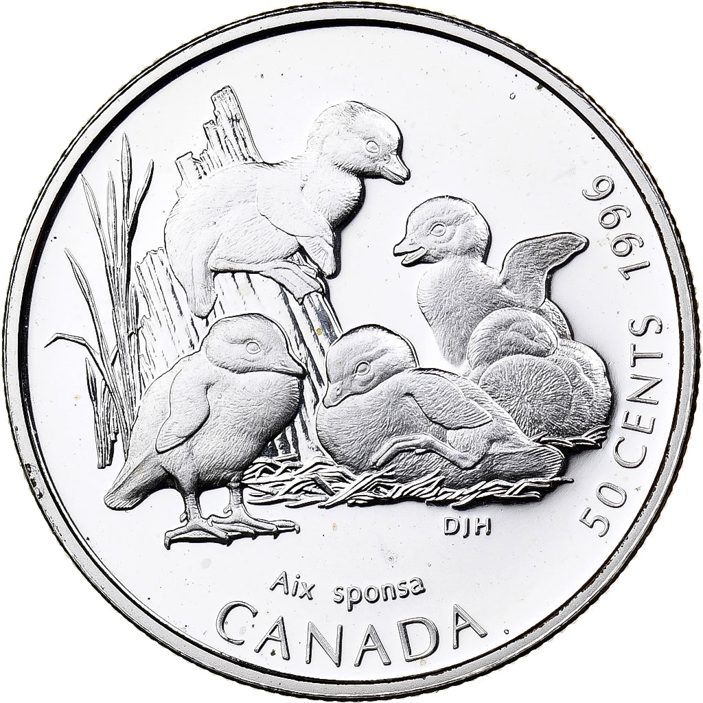 Coin, Canada, Elizabeth II, 50 Cents, 1996, Royal Canadian Mint, Ottawa