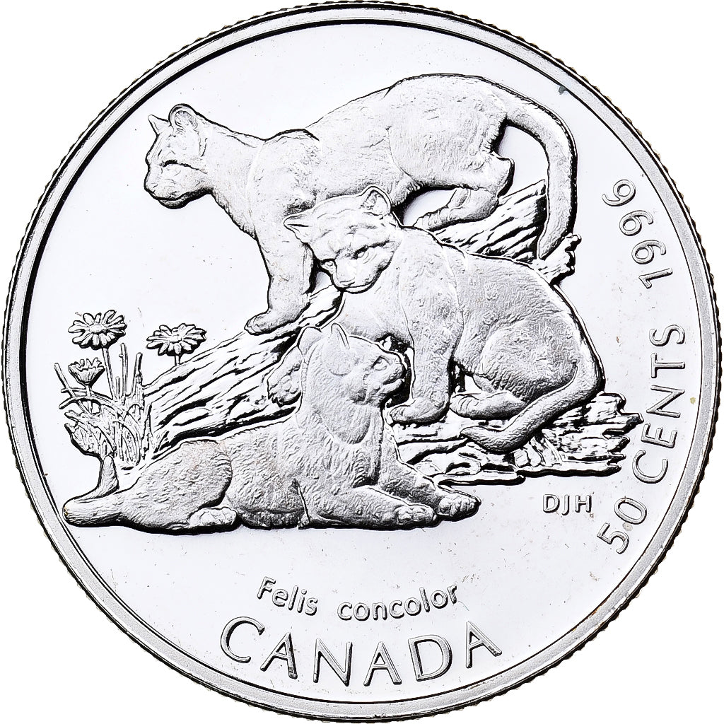 Monnaie, Canada, Elizabeth II, 50 Cents, 1996, Royal Canadian Mint, Ottawa