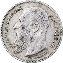 Münze, Belgien, 50 Centimes, 1909, SS+, Silber, KM:61.1
