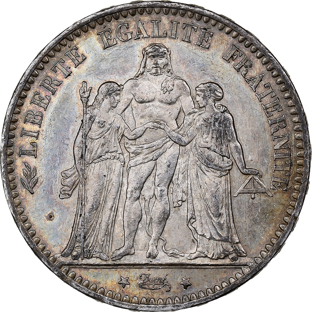 France, Hercule, 5 Francs, 1875, Paris, AU(50-53), Silver, KM:820.1
