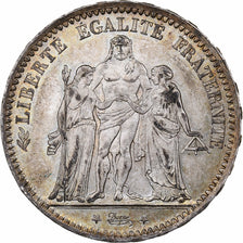 France, 5 Francs, Hercule, 1873, Paris, Silver, AU(50-53), Gadoury:745a