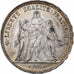 Frankrijk, 5 Francs, Hercule, 1873, Paris, Zilver, ZF+, Gadoury:745a, KM:820.1