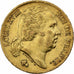 France, Louis XVIII, 20 Francs, 1818, Paris, Or, TTB, Gadoury:1028, Le